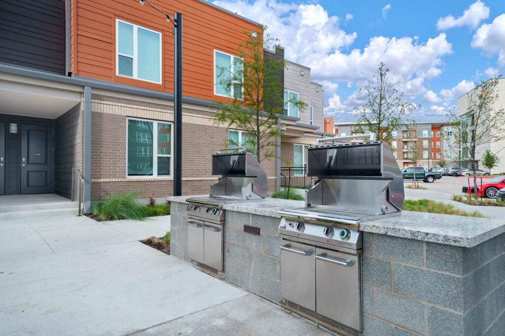 outdoor grilling station a